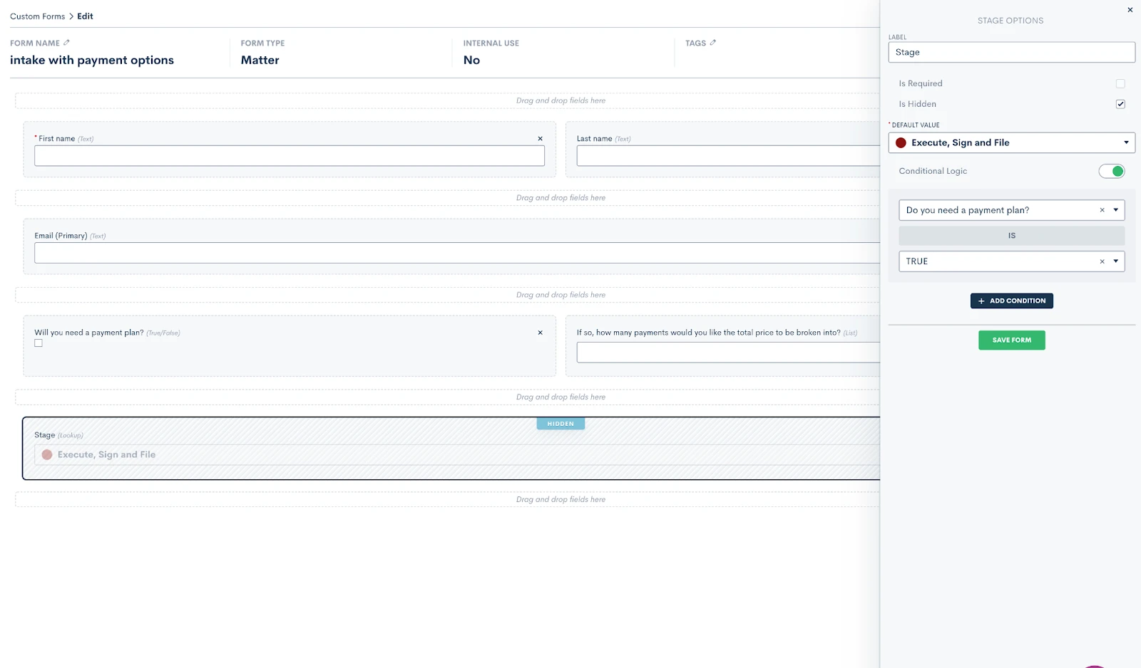 Hidden Form Fields & Default Value