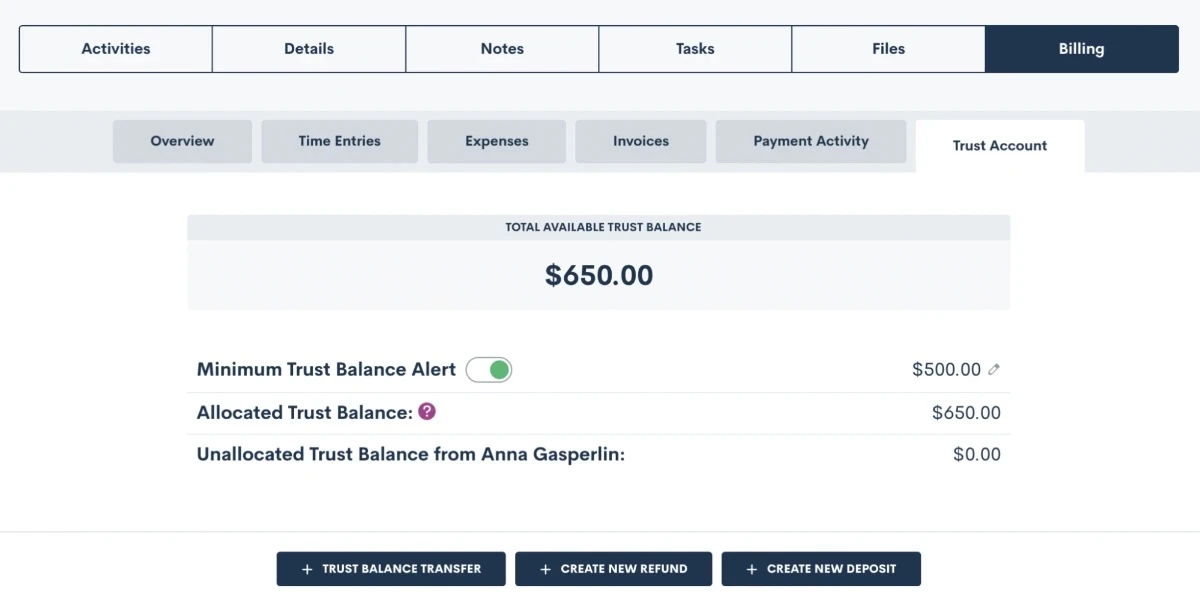 Evergreen Trust Alerts & Request Funds for Trust