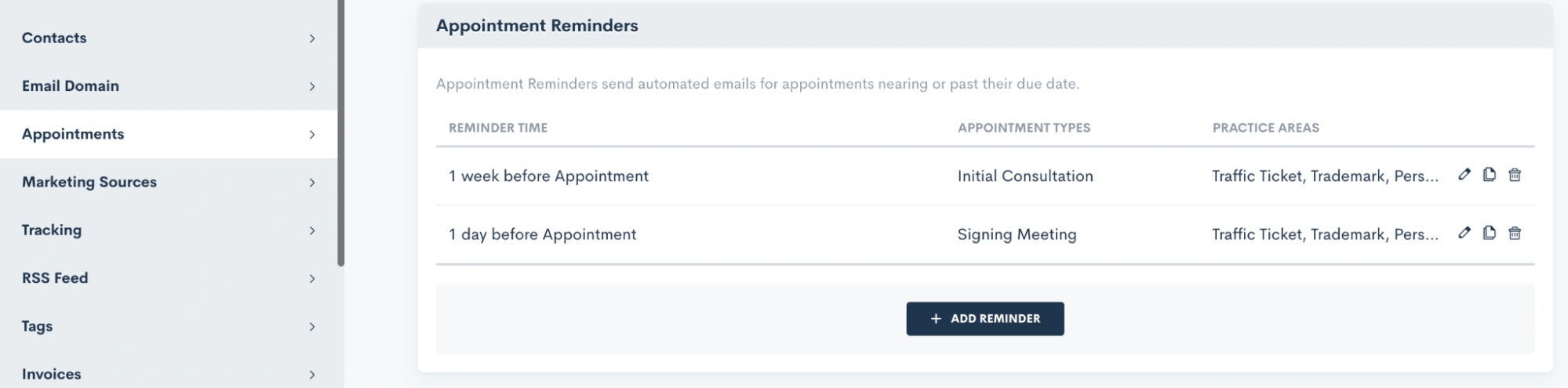 Appointment Reminders