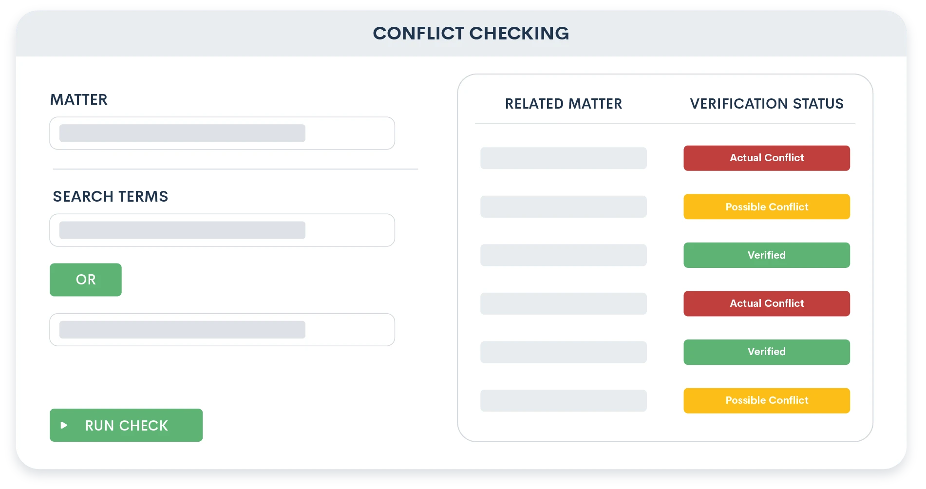 Conflict Checking